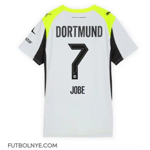Camiseta Borussia Dortmund Jobe Bellingham #7 Visitante Equipación para mujer 2025-26 manga corta